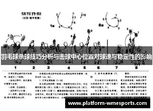 羽毛球杀球技巧分析与击球中心位置对球速与稳定性的影响