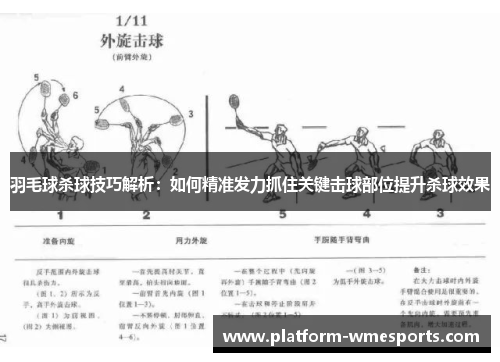 羽毛球杀球技巧解析：如何精准发力抓住关键击球部位提升杀球效果