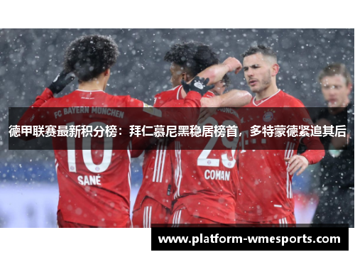 德甲联赛最新积分榜：拜仁慕尼黑稳居榜首，多特蒙德紧追其后