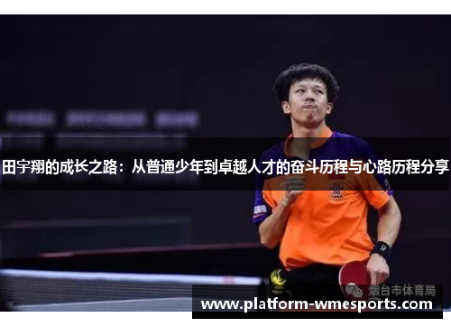 田宇翔的成长之路：从普通少年到卓越人才的奋斗历程与心路历程分享